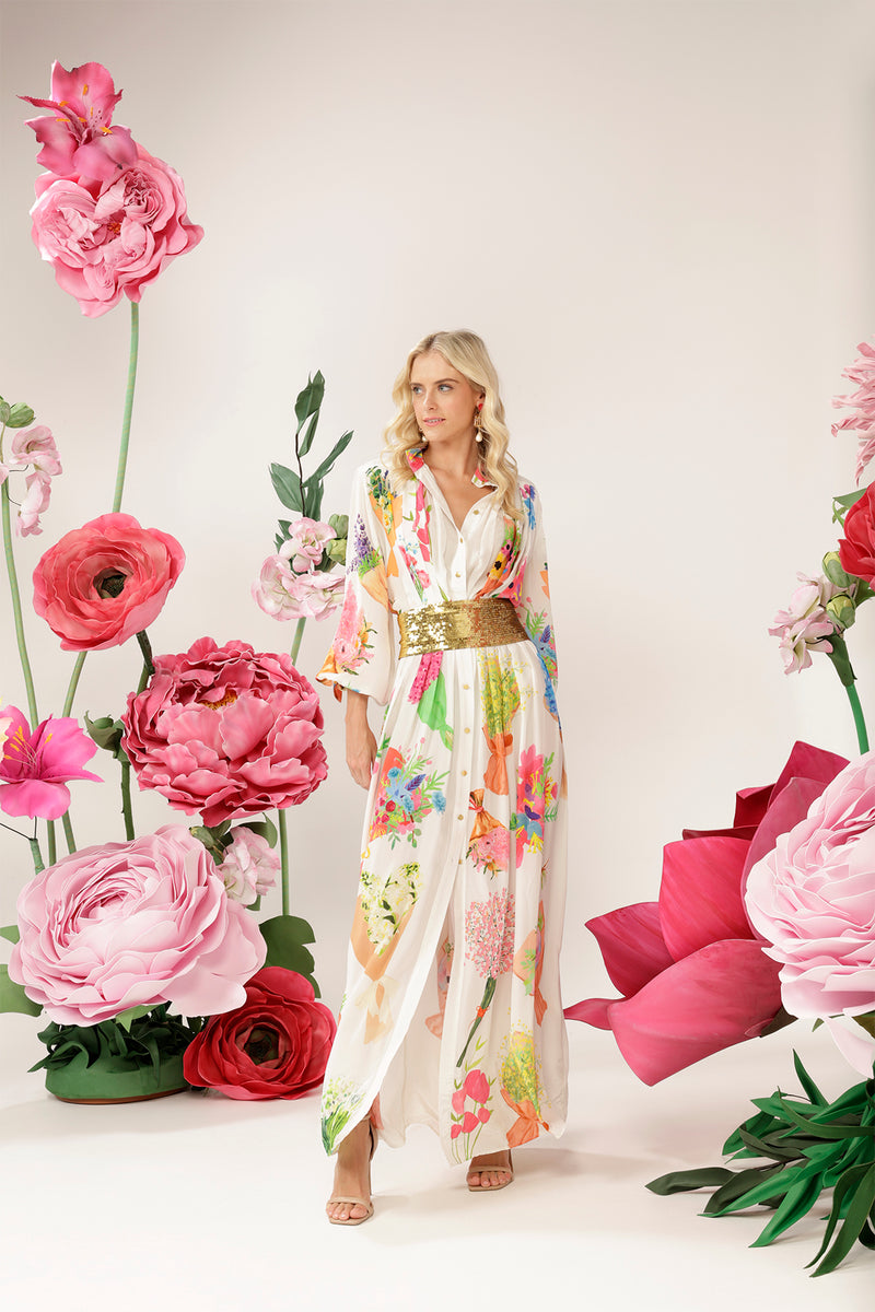 The Posies of Delight Silky Dress